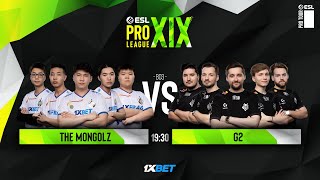 The MongolZ vs G2 - ESL Pro League S19 - Group stage - MN cast