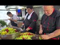 top national street foods laghman jiz biz pilaf and samosa very delicious uzbek foods