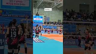 Warming up Red Sparks vs Pink Spider Kovo cup 2024 #volleyball #redsparks #korea #indonesia