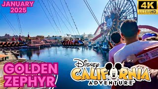 Disney California Adventure Golden Zephyr POV- Disneyland California Adventure Rides 2025 [4K]