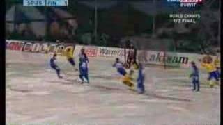 Bandy VM 06 Sweden Finland Semi Final