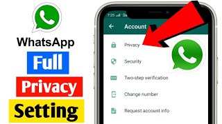 Whatsapp Privacy Setting | Whatsapp Setting | Whatsapp Ki Privacy Settings Kaise Kare | Whatsapp