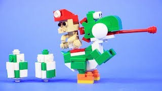 How To Build LEGO Yoshi, Baby Mario & Yoshi Eggs | Custom LEGO Nintendo Build