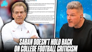 Nick Saban Gives BRUTALLY Honest Take On The State Of Modern College Football...