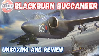 Airfix Blackburn Buccaneer 1/48 scale model kit unboxing and review