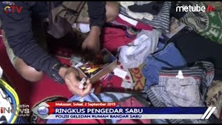 Seorang Pengedar Sabu Diringkus Polisi saat Menunggu Pelanggannya di Makassar - BIM 02/09