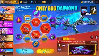 NEW EVO VAULT EVENT FREE FIRE | DRACO AK47 SPIN MAX | FF NEW EVENT TODAY | NEW EVENT FREE FIRE