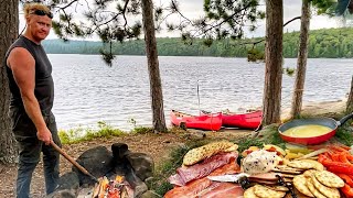 Hammock & Tent Camping in the Backcountry | Fishing Temagami Canada & Cooking Delicious Camp Food