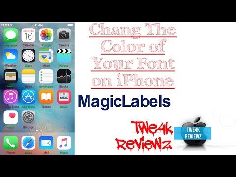 Change The Color of Your Font on iPhone! Change The Color of Your Font on iPhone!