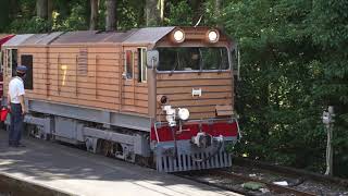 大井川鐵道井川線　きかんしゃトビー号　奥泉駅　連結作業【Japanese real Toby oigawa railway】