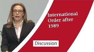 Körber History Forum 2019: The development of an international order after 1989