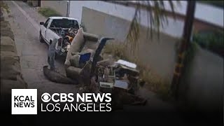 Videos capture frustration with illegal dumping in Los Angeles