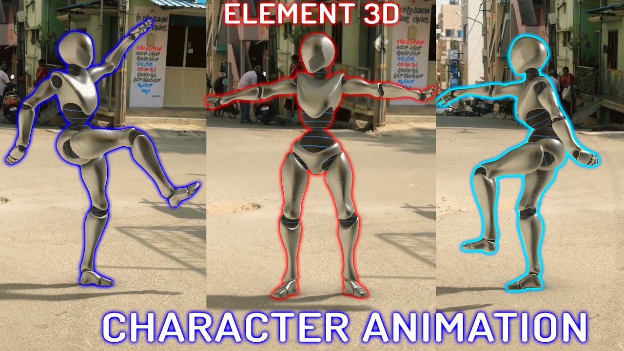 Element 3D | Character Animation - After Effects Tutorial - YouTube