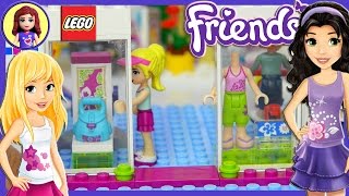 Lego Friends Heartlake Shopping Mall Build Review and Play Part 1 - Kids Toys