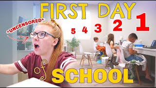 REAL & RAW 1st day of school w/ 5 kids (5th grade - preschool) *uncensored*