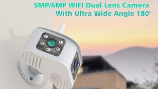 สอนการติดตั้ง App และ ตัวกล้อง รุ่น Dual lens​ IP Camera​ 180 องศา 6MP