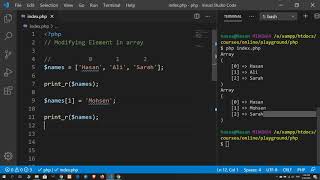 15 Modifying elements in array | PHP