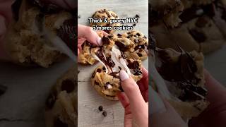 THICK S’mores Stuffed NYC Cookies Recipe