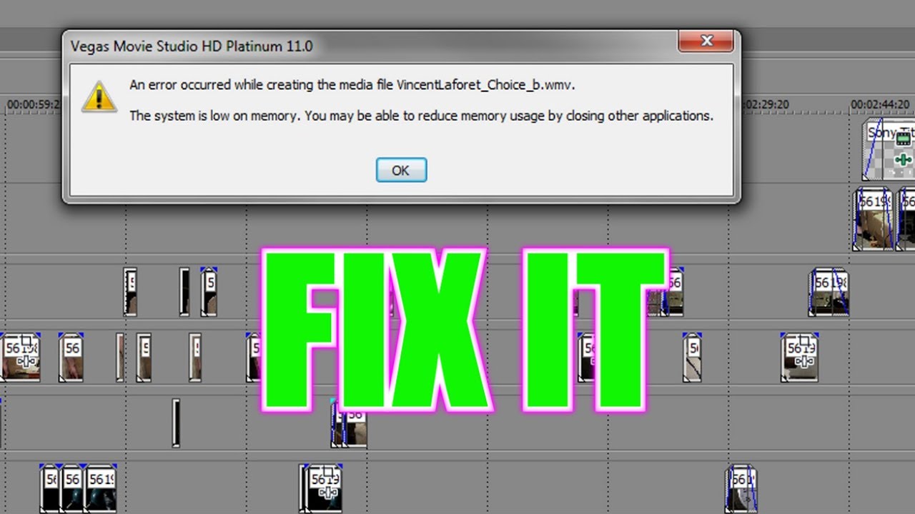 HOW TO FIX ALL FREEZE/CRASH/RENDERING PROBLEMS | SONY VEGAS | - YouTube