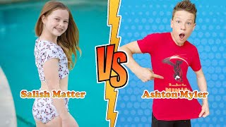 Salish Matter VS Ashton Myler (Ninja Kidz Tv) Transformation 👑 New Stars From Baby To 2023