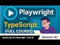 JavaScript for Playwright - Part 19 | Function parameters with default values and varags (# 41)