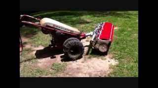 Video #4 Gravely Tractor Demonstration Series 1973 Gravely Tractor C8 Power Brush Swiftamatic