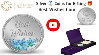 #V-14 MMTC PAMP Best Wishes🎁 Colorful Silver Coin🥈 of 10 Gram in 999.9 Purity / Fineness💯