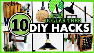 TOP 10 DIY LAMP IDEAS | DIY DOLLAR TREE HACKS 2022| DIY AFFORDABLE LAMPS  | Anthropologie Inspired