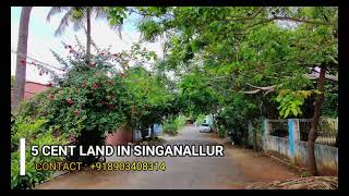 5 CENT LAND IN SINGANALLUR COIMBATORE