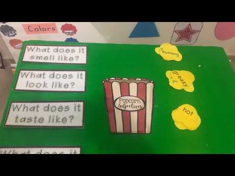 How would you describe popcorn?