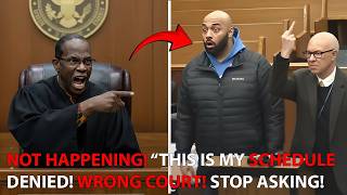 Defendant Asks for Later Time — Judge Explains Court Schedule