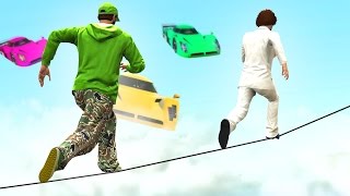 MOST IMPOSSIBLE DEATHRUN EVER! (GTA 5 Funny Moments)