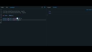 StartsWith and endsWith strings methods in javaScript