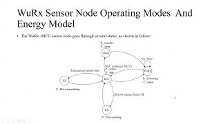 A Wake-up Receiver Sensor Node Model for WSNs