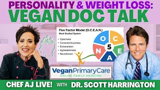 Personality & Weight Loss: Vegan Doc Talk | CHEF AJ LIVE! with Dr. Scott Harrington