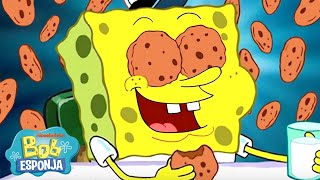 Bob Esponja | Todos os Biscoitos! 🍪 | Bob Esponja em Português