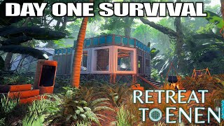 Day One, Build, Craft, Survive | Retreat To Enen Gameplay | Part 01