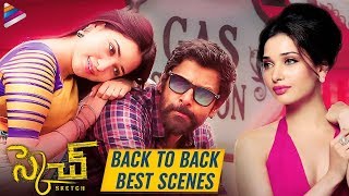 Tamanna Back To Back Best Scenes | Sketch | Simha Putrudu | Vikram | Dhanush | 2019 Latest Movies