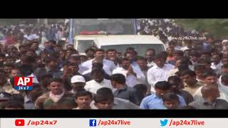 YS Jagan #PrajaSankalpaYatra Cross 700Km in Chittoor District | AP24x7