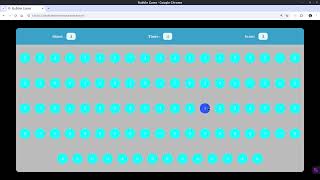 JavaScript Bubble shooting game | HTML, CSS, and JS finding a number game