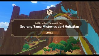 Seorang Tamu Misterius dari Huitztlan - [Quest Reputasi Suku Natlan]