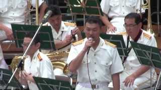 陸上自衛隊 第一音楽隊　R.カーペンター 「青春の輝き」　Japan Ground Self-Defense Force　Musical　Band　Playing.