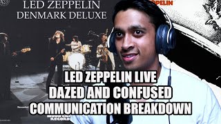 Hip Hop Fan Reacts to Led Zeppelin Live - Dazed and Confused/Communication Breakdown Denmark Part 1