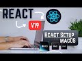 React 19 Setup on MacOS 2025 | Complete Beginner’s Guide to Install & Run React #reactjs #javascript