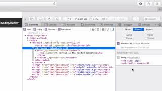 Styling Routed Angular Components with HostBinding
