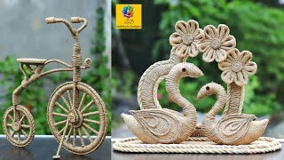 DIY Room Decor! Quick and Easy Home Decorating Ideas with Jute Rope | Handmade Jute Craft Ideas