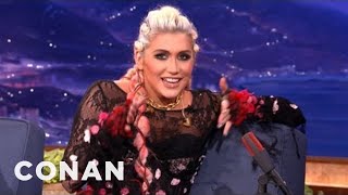 Kesha Slept With A Ghost | CONAN on TBS