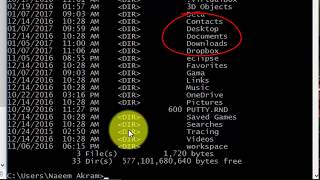 08 - File System Navigation w/ Windows Command Prompt CD MD Commands