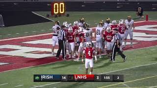 Lakeville North Panthers Football wins 24-21 over the Rosemount Irish - Highlights