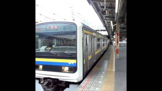 209系2100番台マリC422編成＋マリC436編成千葉発車